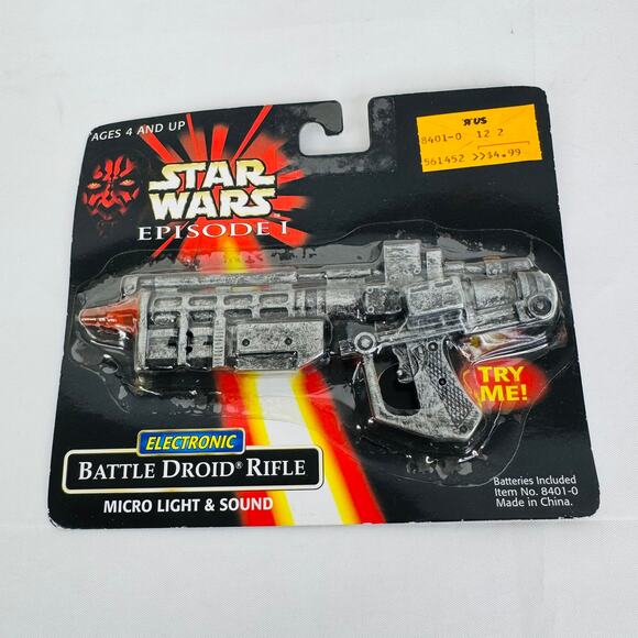 Star Wars Episode 1 Electronic Battle Droid Rifle with Light Sound Working - Picture 6 of 6